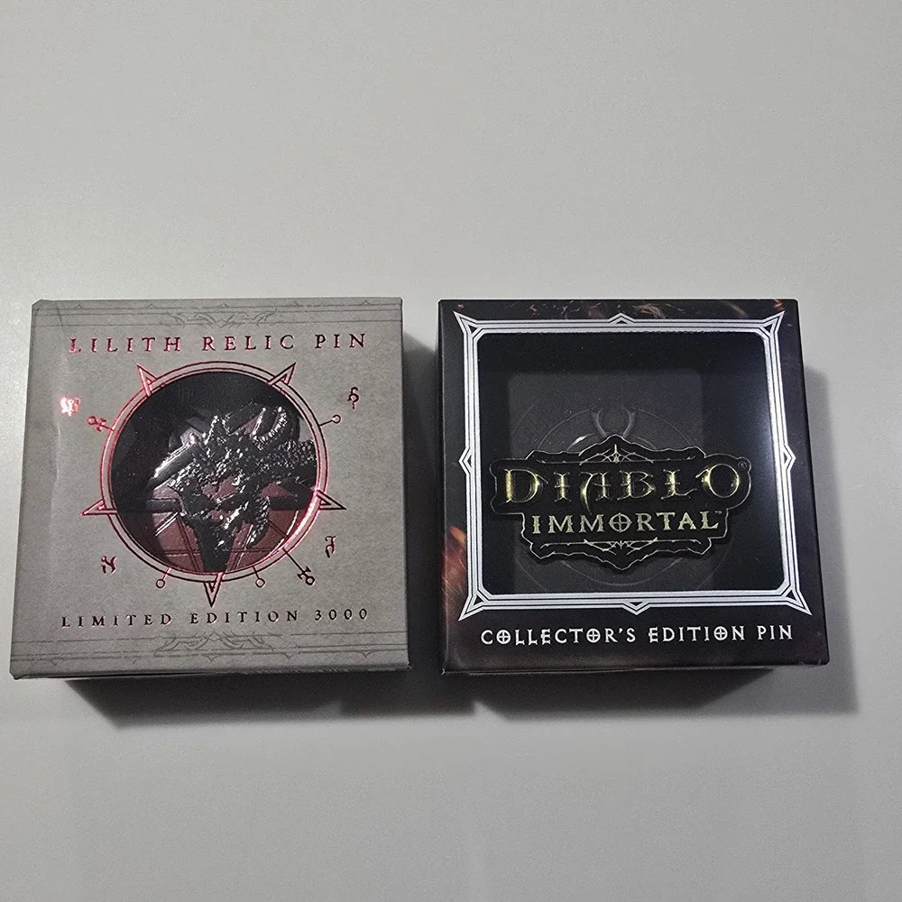Diablo Immortal Lilith Relic Collector Pin Limited Edition‎ 2500 3000 Blizzard